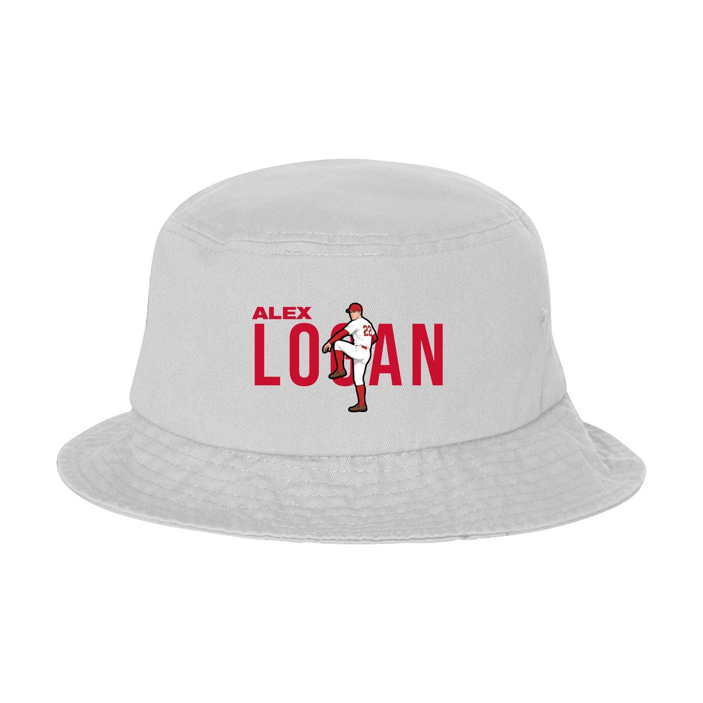 Bucket Cap — Player Name in White