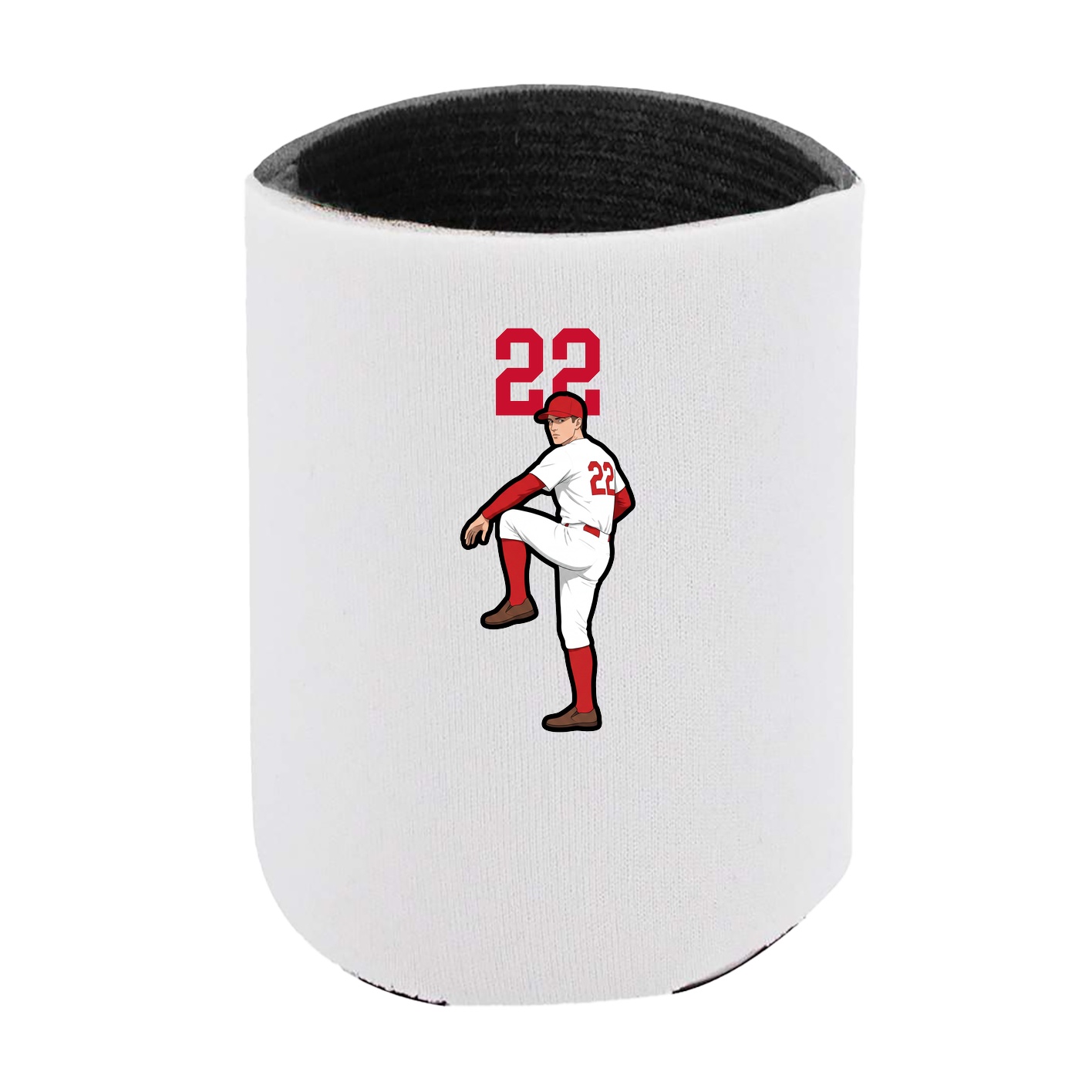 Can Holder — Number Top in White