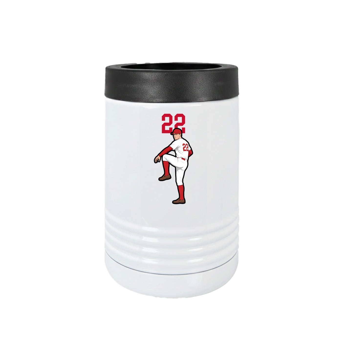Beverage Holder — Number Top in White
