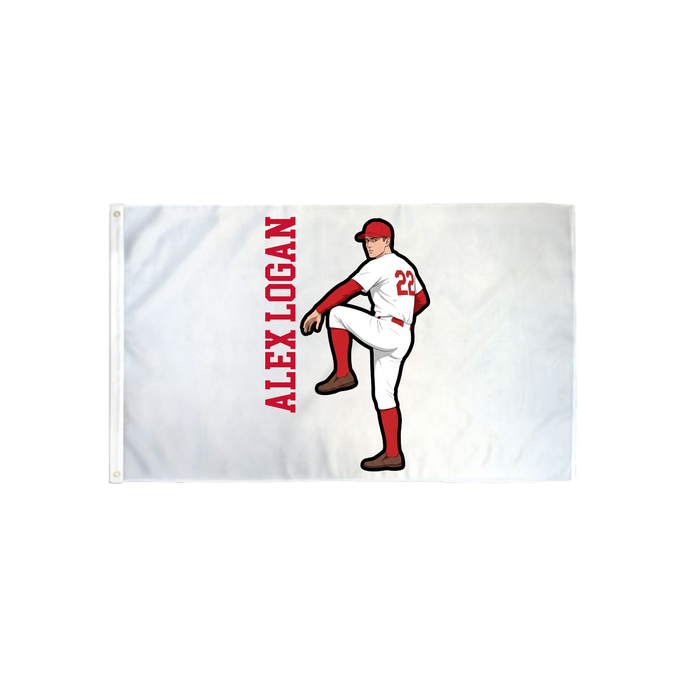 3x5 Flag — Name Vertical in Classic