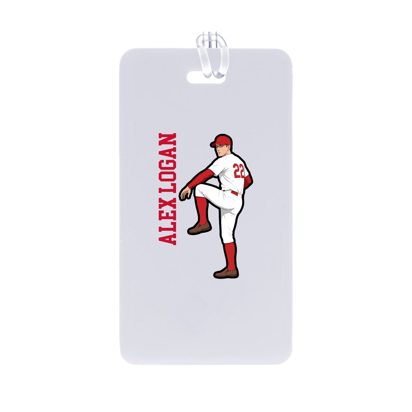 Bag Tag — Name Vertical in Classic
