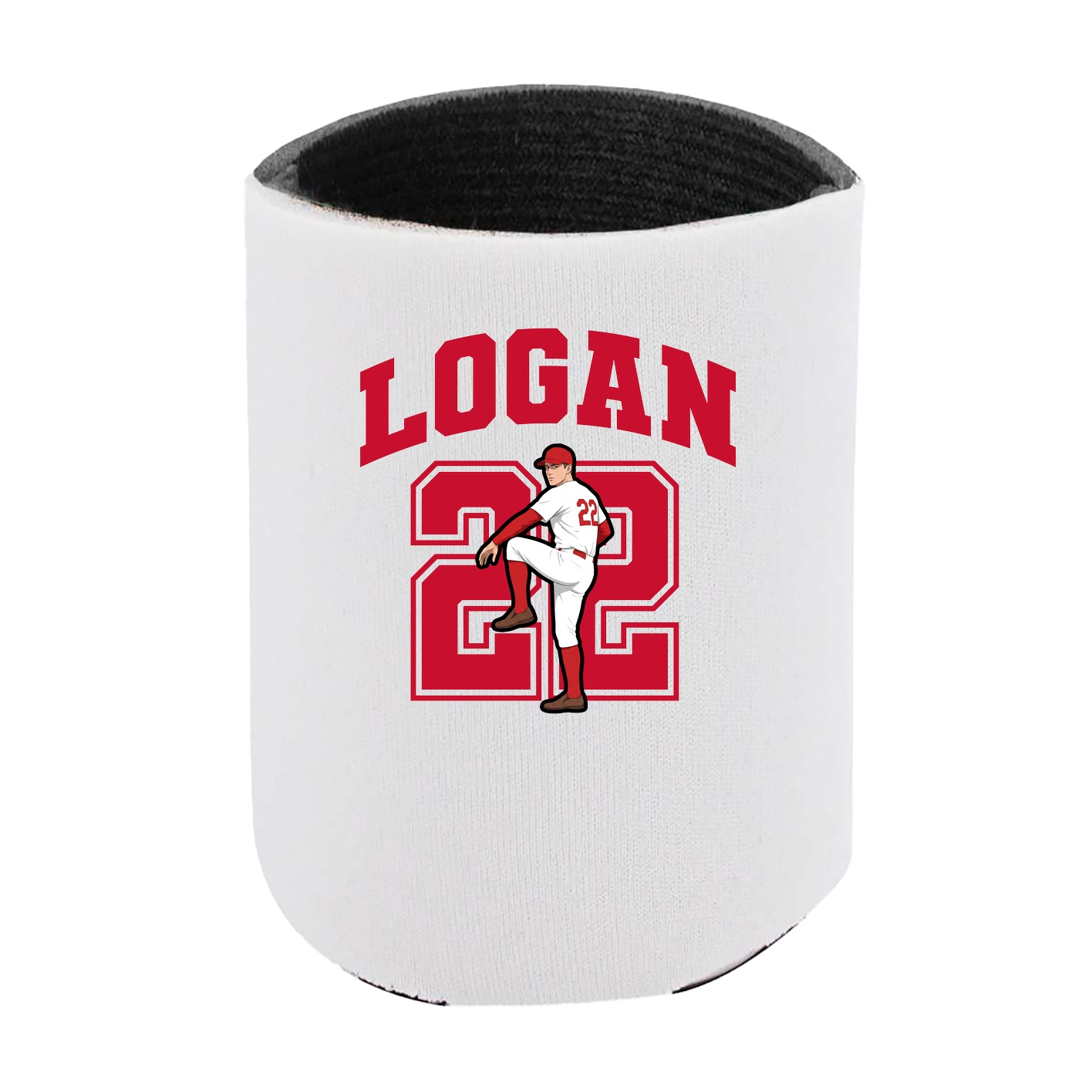 Can Holder — Number in White