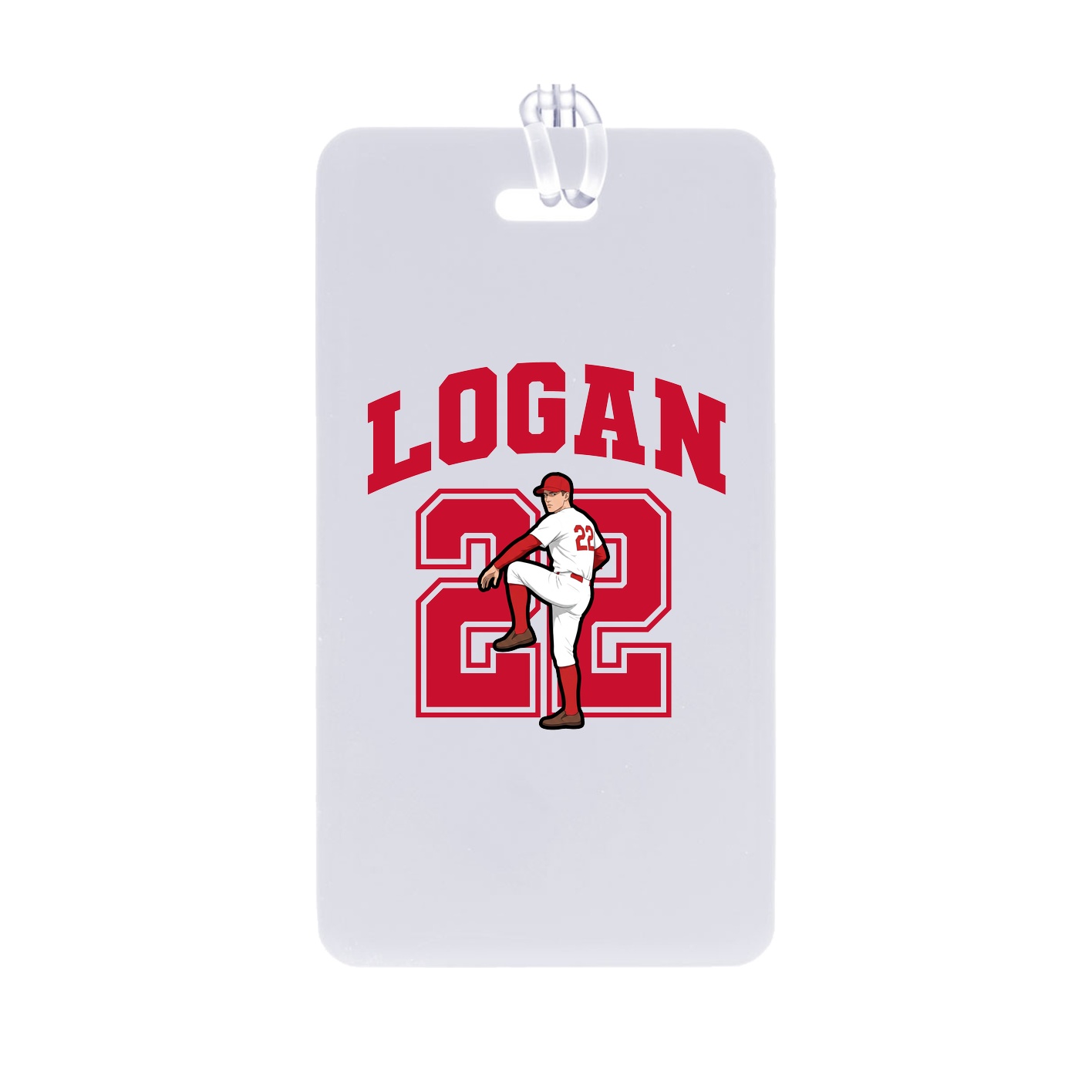 Bag Tag — Number in Classic