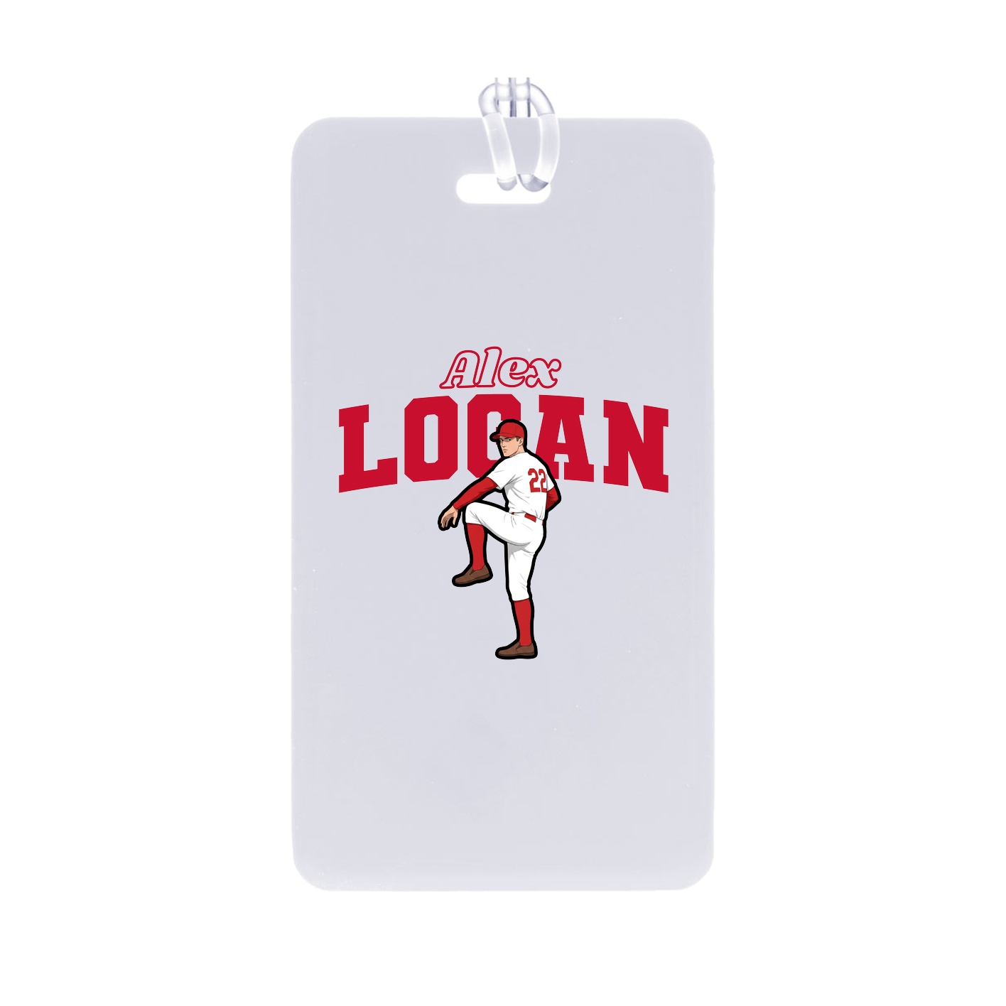 Bag Tag — Name Arch in Classic