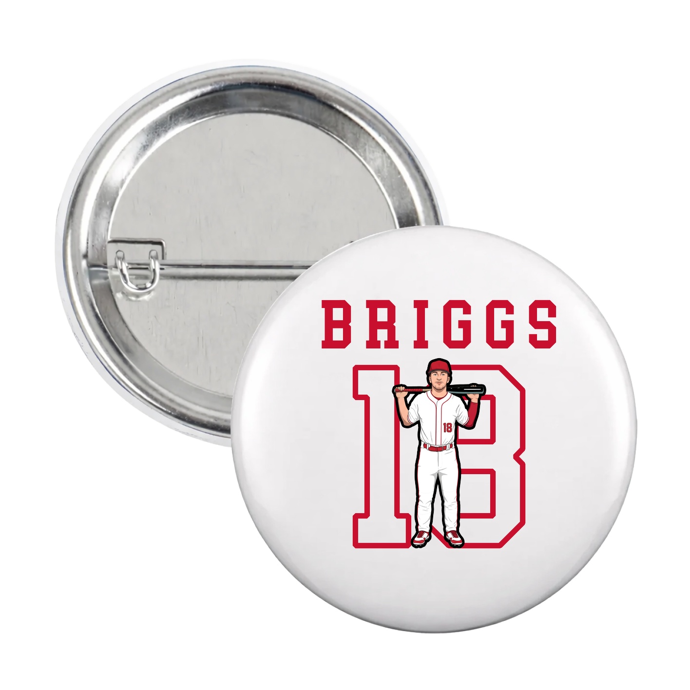 Game Day Button — Shirsey in White