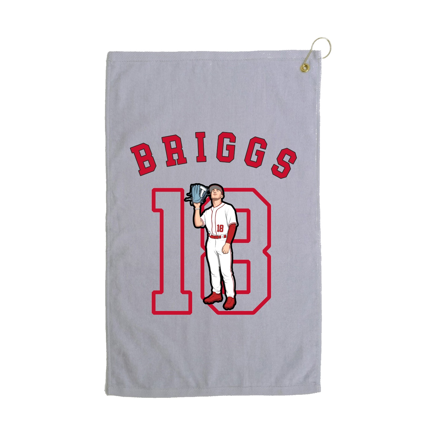 Golf Towel — Shirsey Arch in Grey