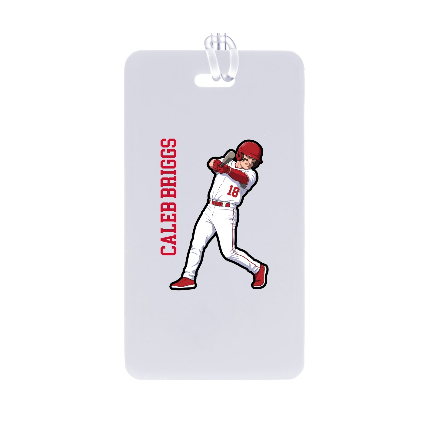 Bag Tag — Name Vertical in Classic