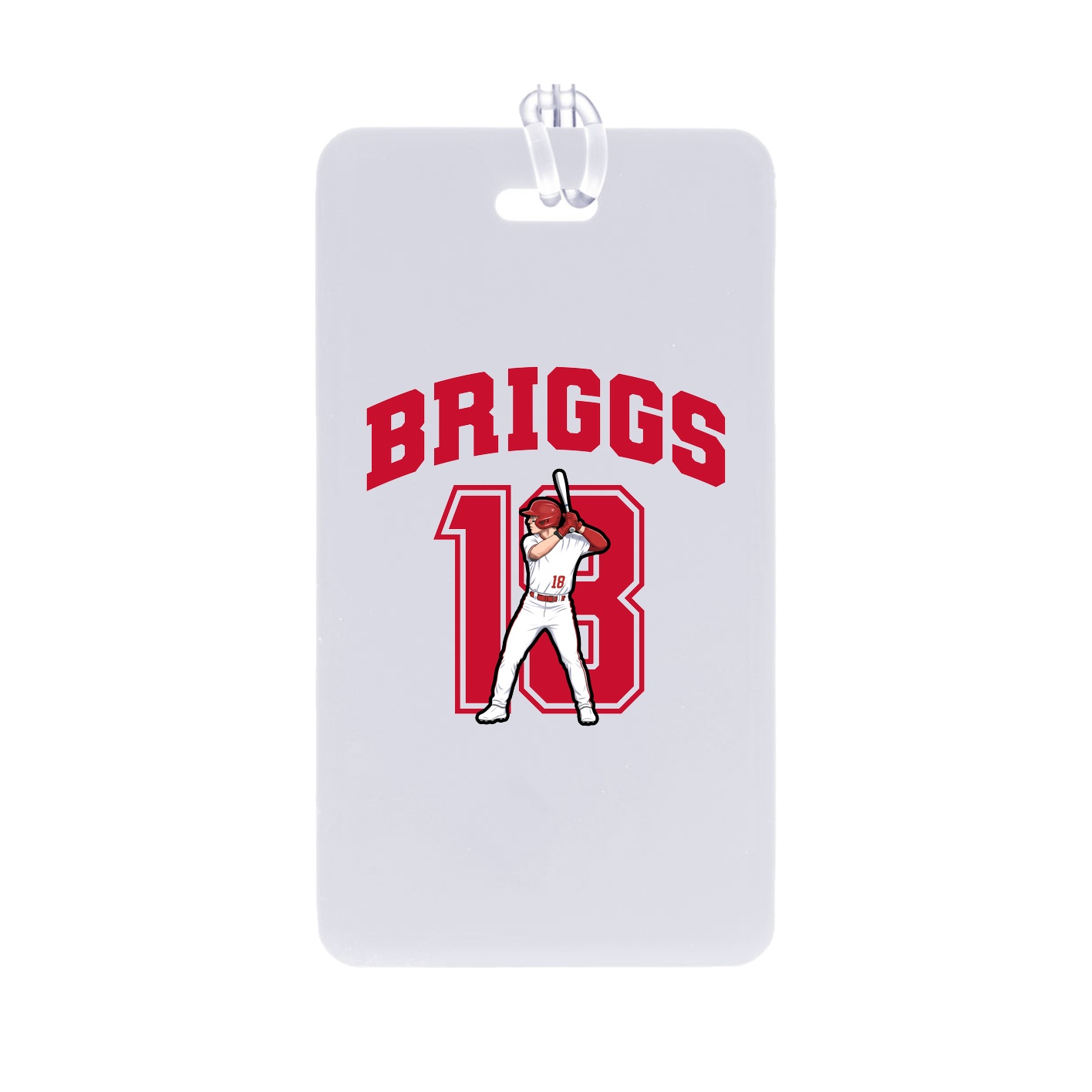 Bag Tag — Number in Classic