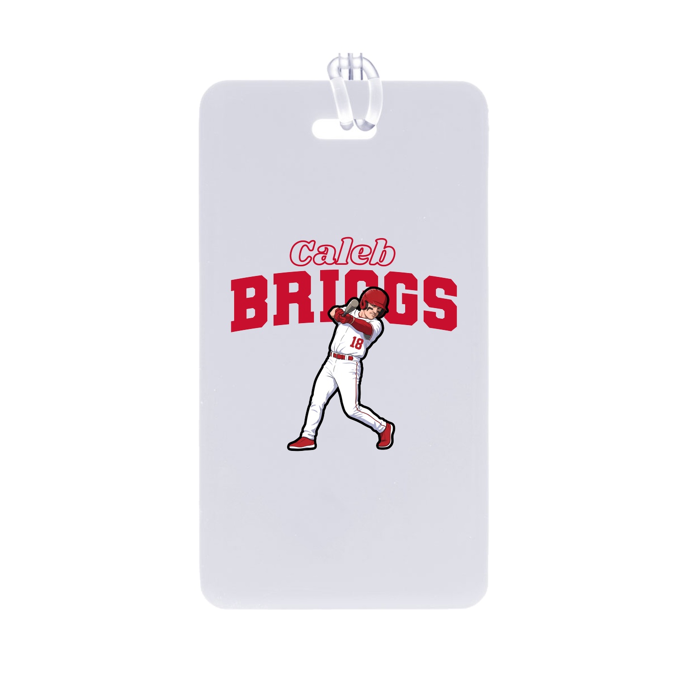 Bag Tag — Name Arch in Classic