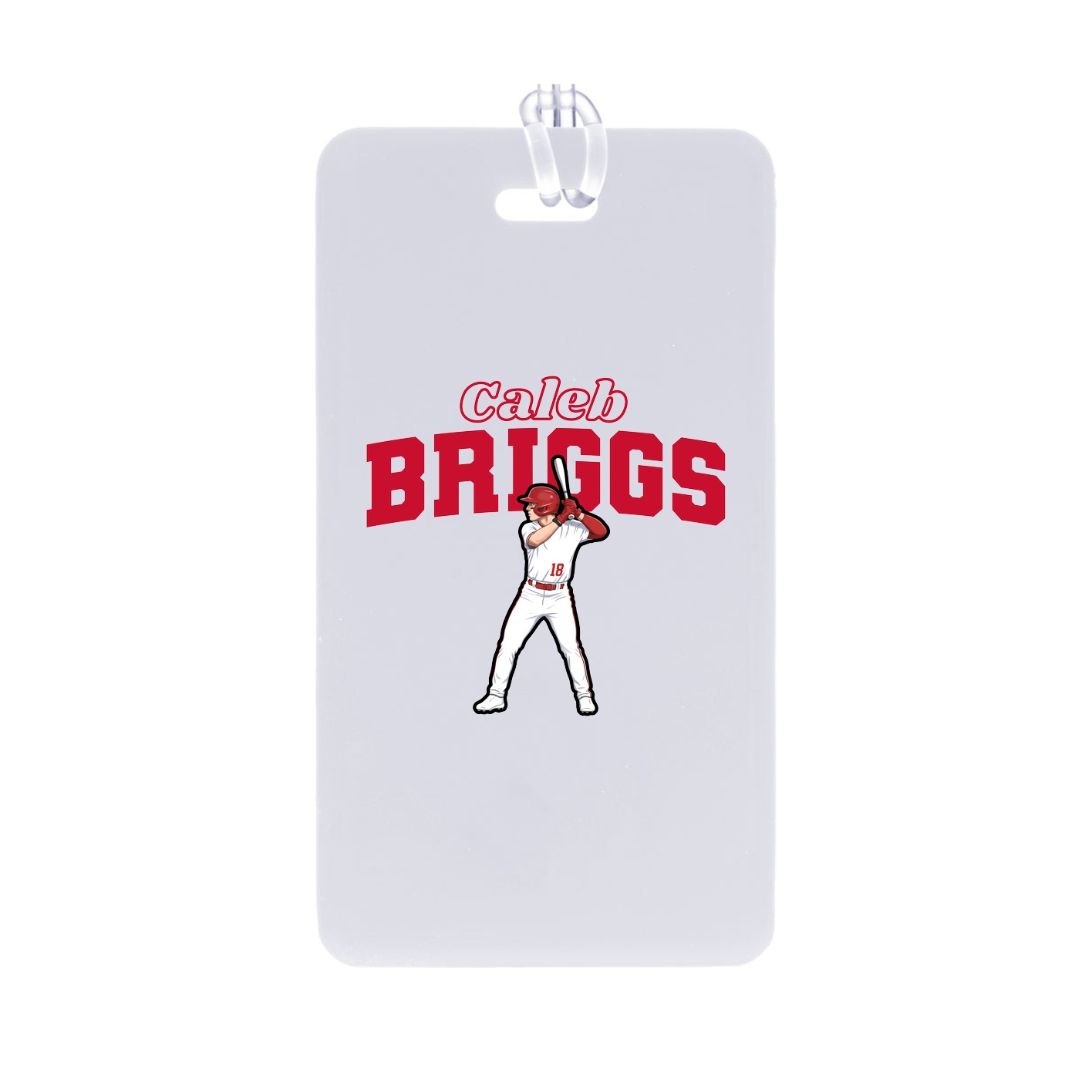 Bag Tag — Name Arch in Classic