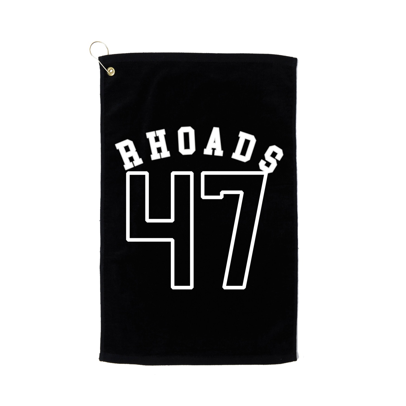 Golf Towel — Shirsey Arch in Black