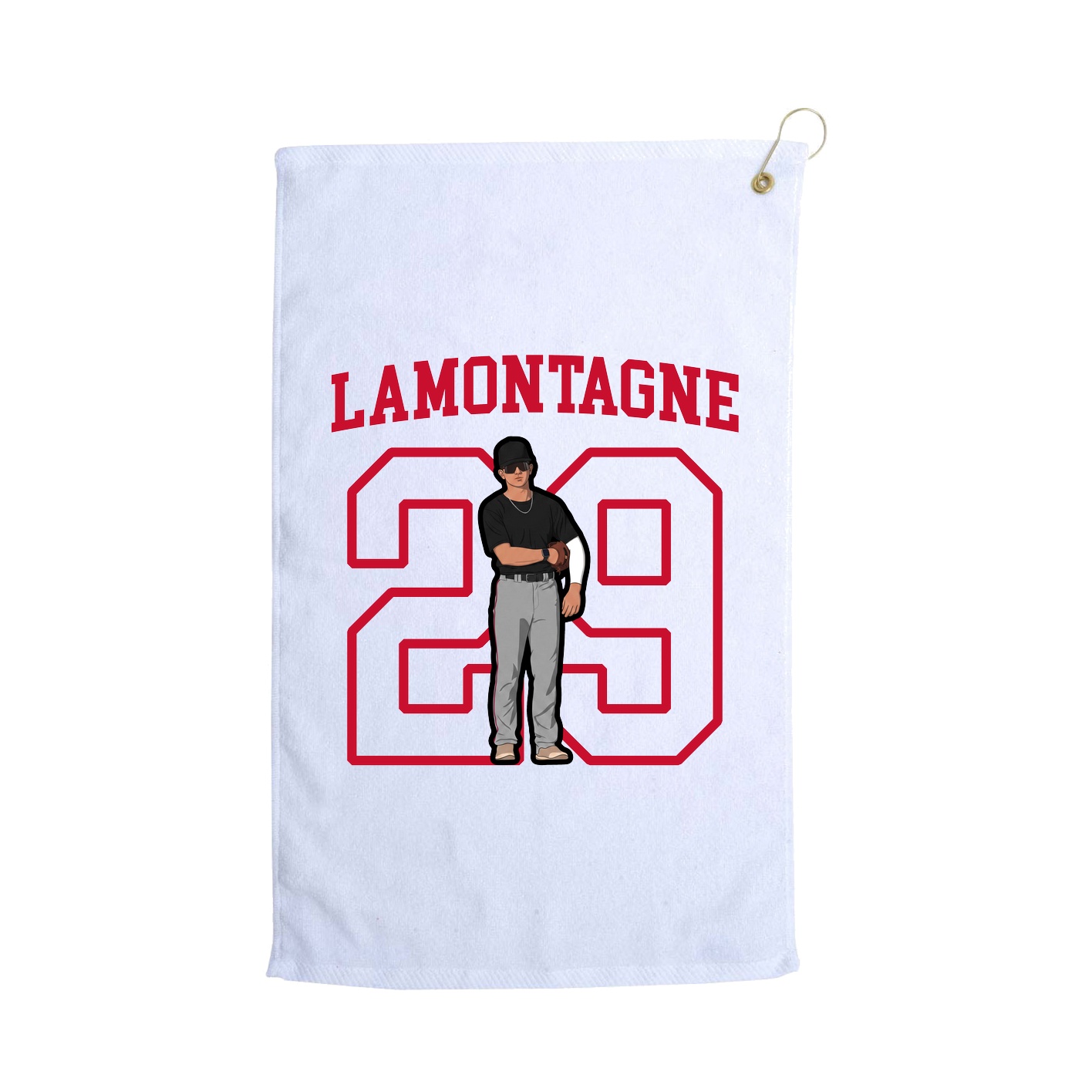 Golf Towel — Shirsey in White