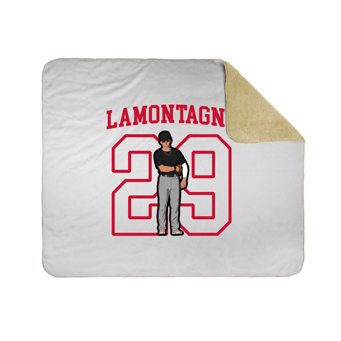 50x60 Sherpa Lined Throw Blanket