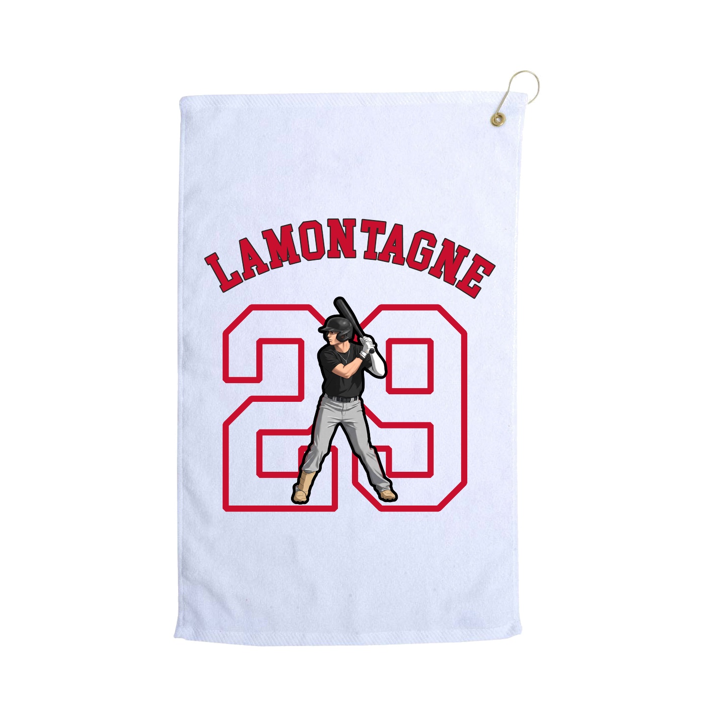 Golf Towel — Shirsey Arch in White