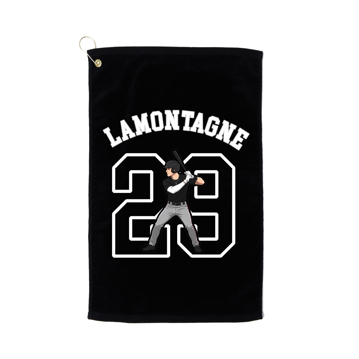 Golf Towel — Shirsey Arch in Black