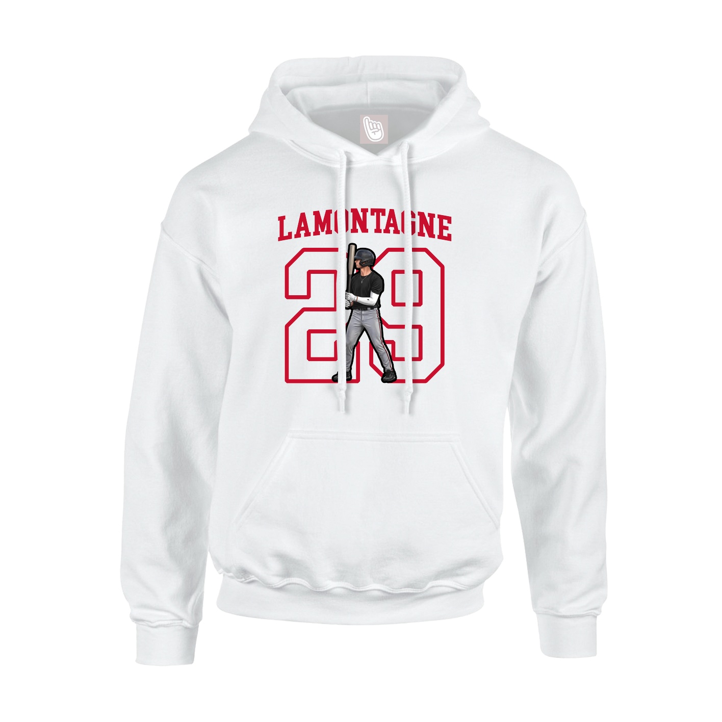 Hoodie — Shirsey in White