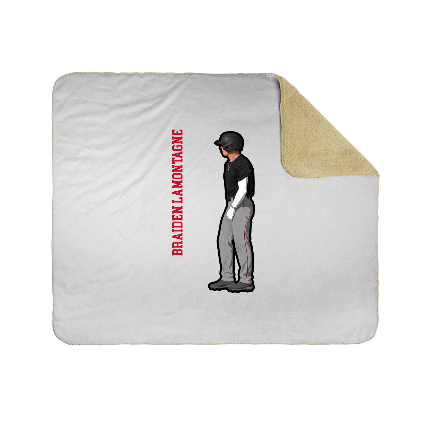 50x60 Sherpa Lined Throw Blanket