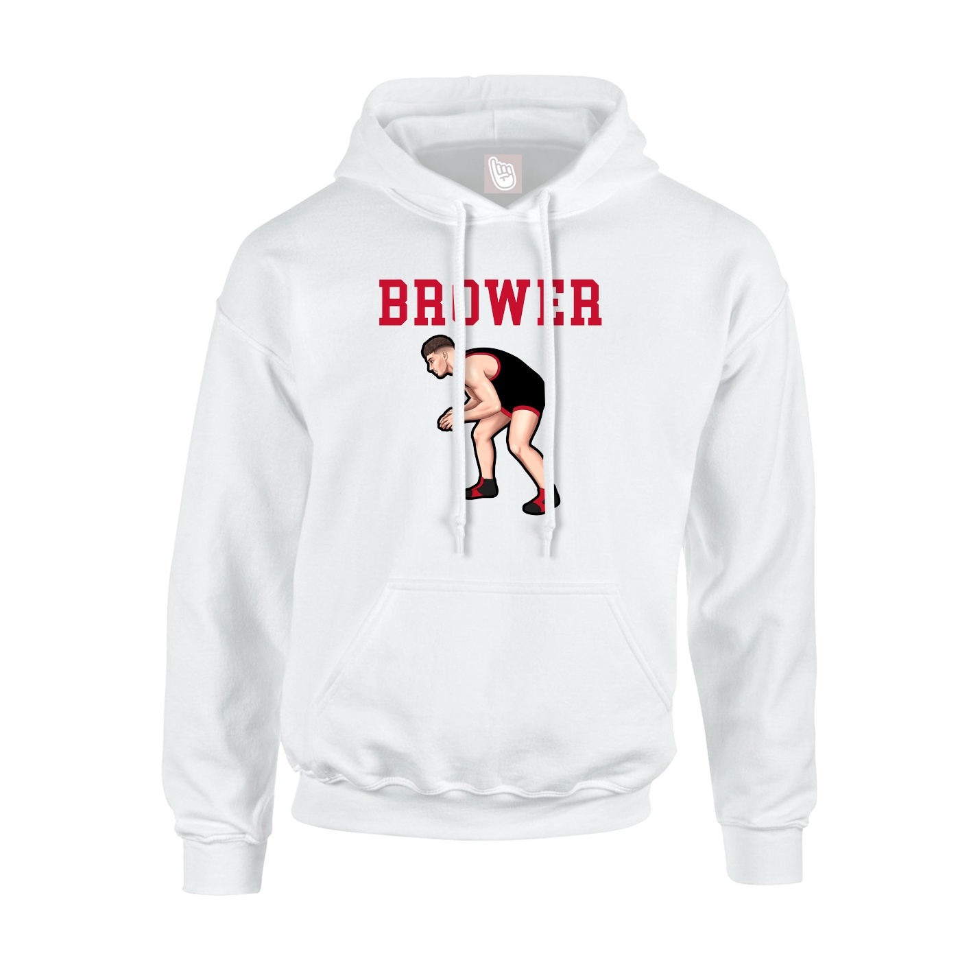 Hoodie — Shirsey in White