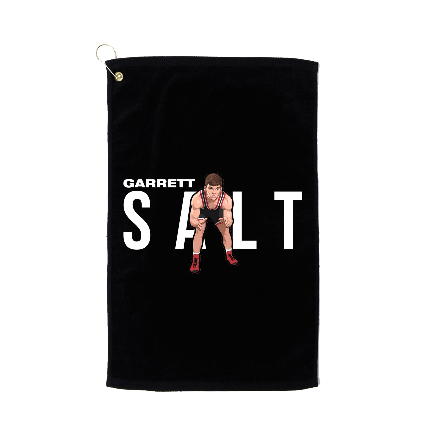 Golf Towel — Player Name in Black