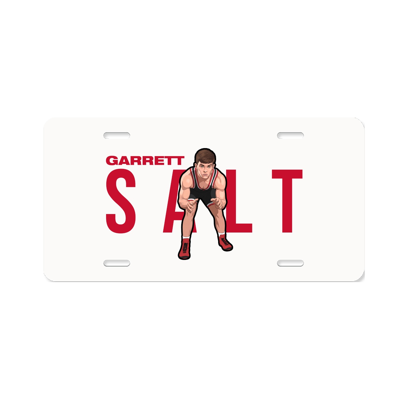 License Plate — Player Name in Classic