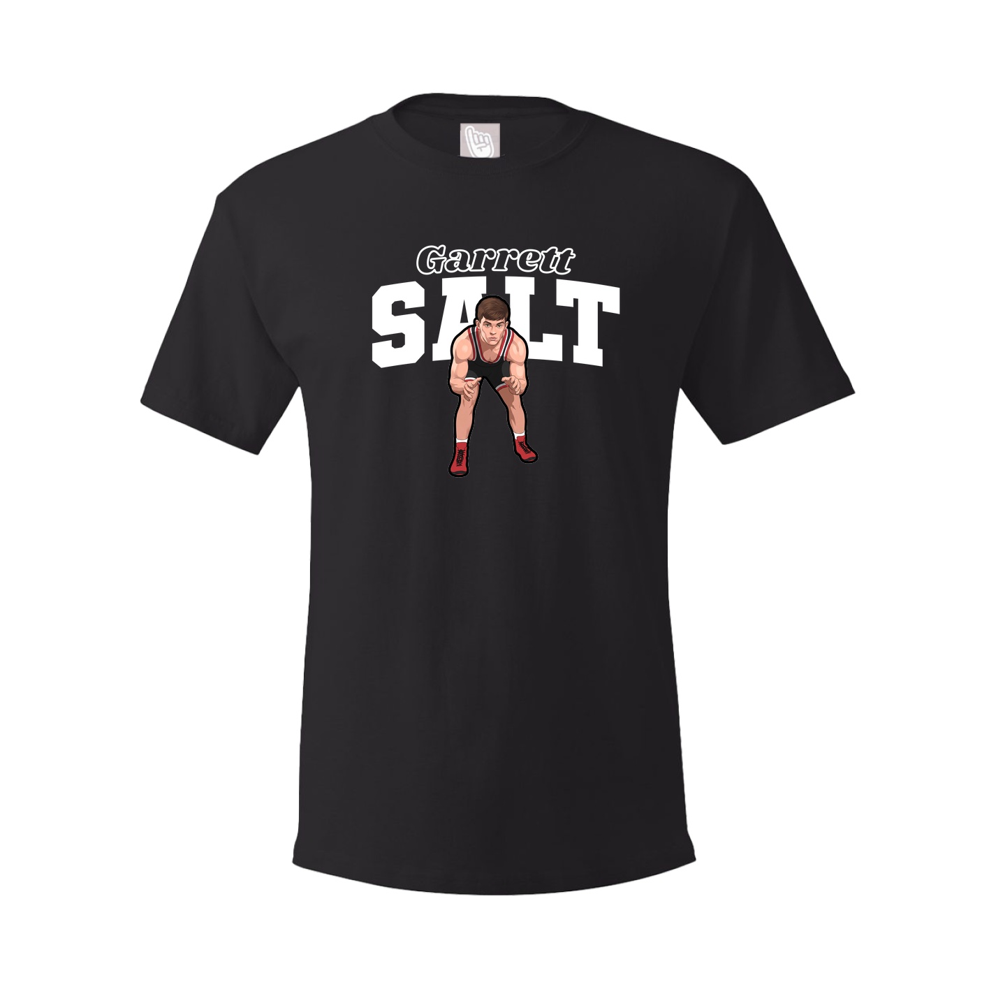 Youth Tee — Name Arch in Black