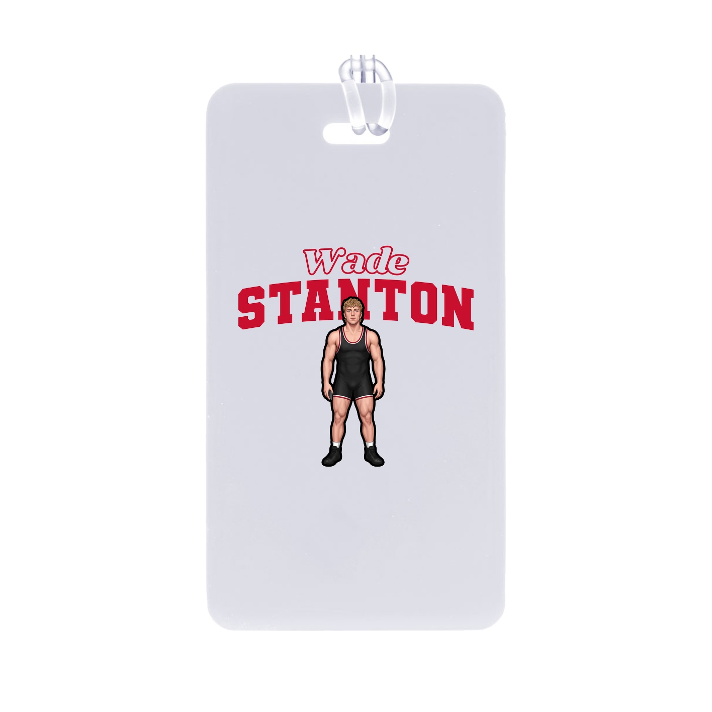 Bag Tag — Name Arch in Classic