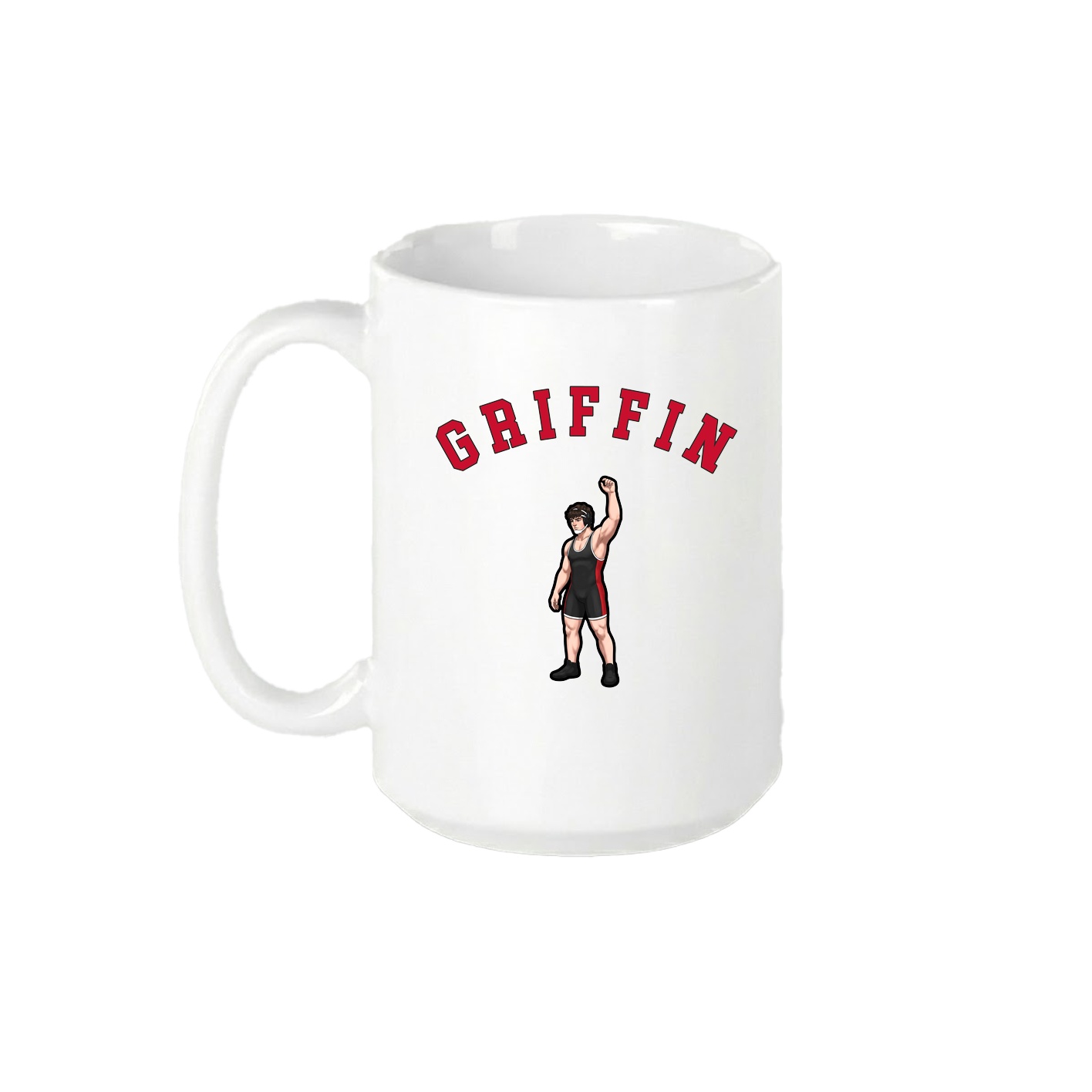 15oz Coffee Mug — Shirsey Arch in White