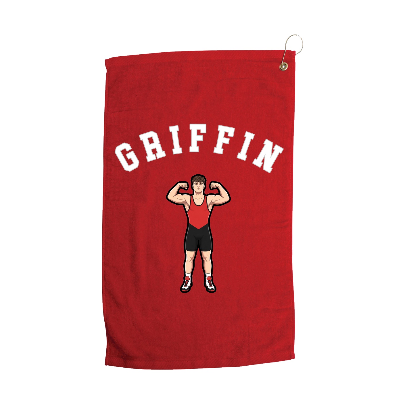 Golf Towel — Shirsey Arch in Red