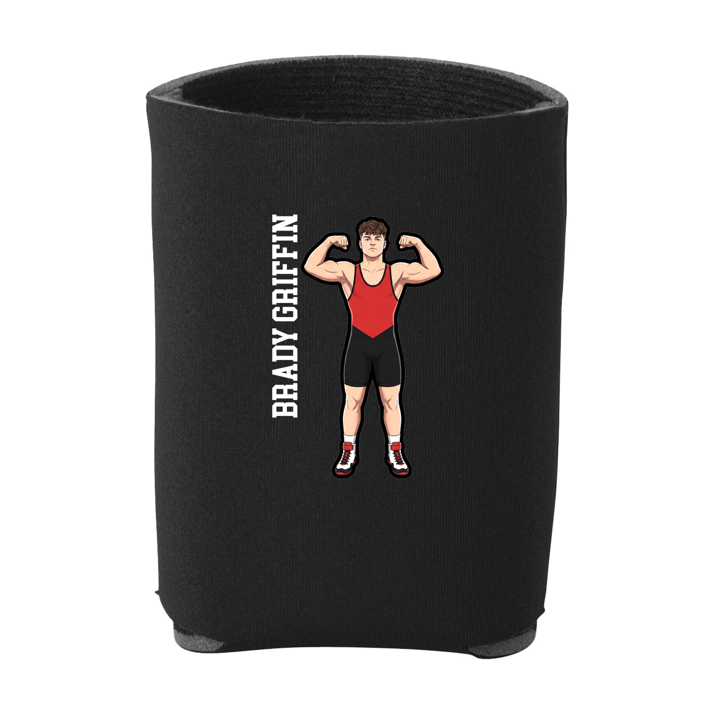 Can Holder — Name Vertical in Black