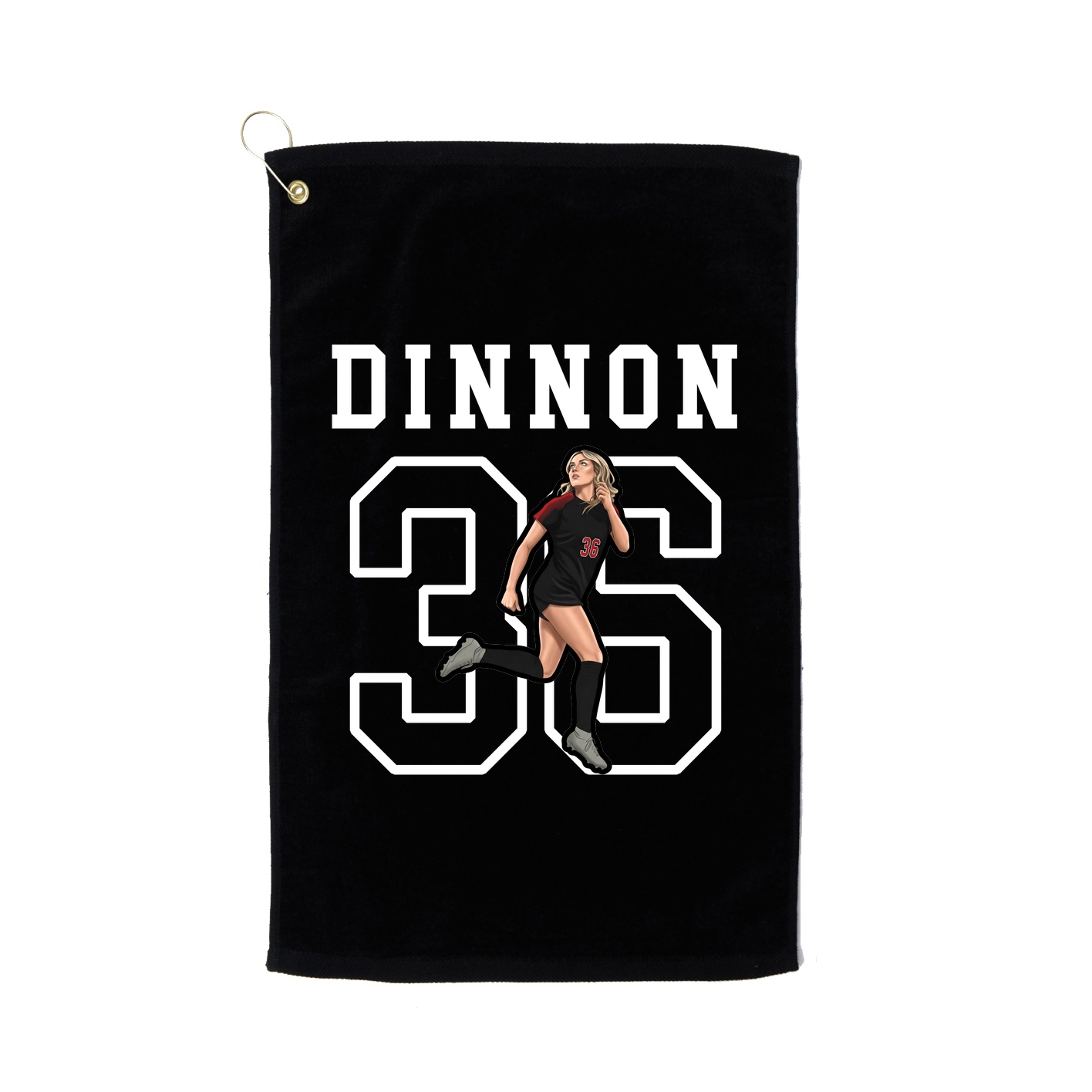 Golf Towel — Shirsey in Black