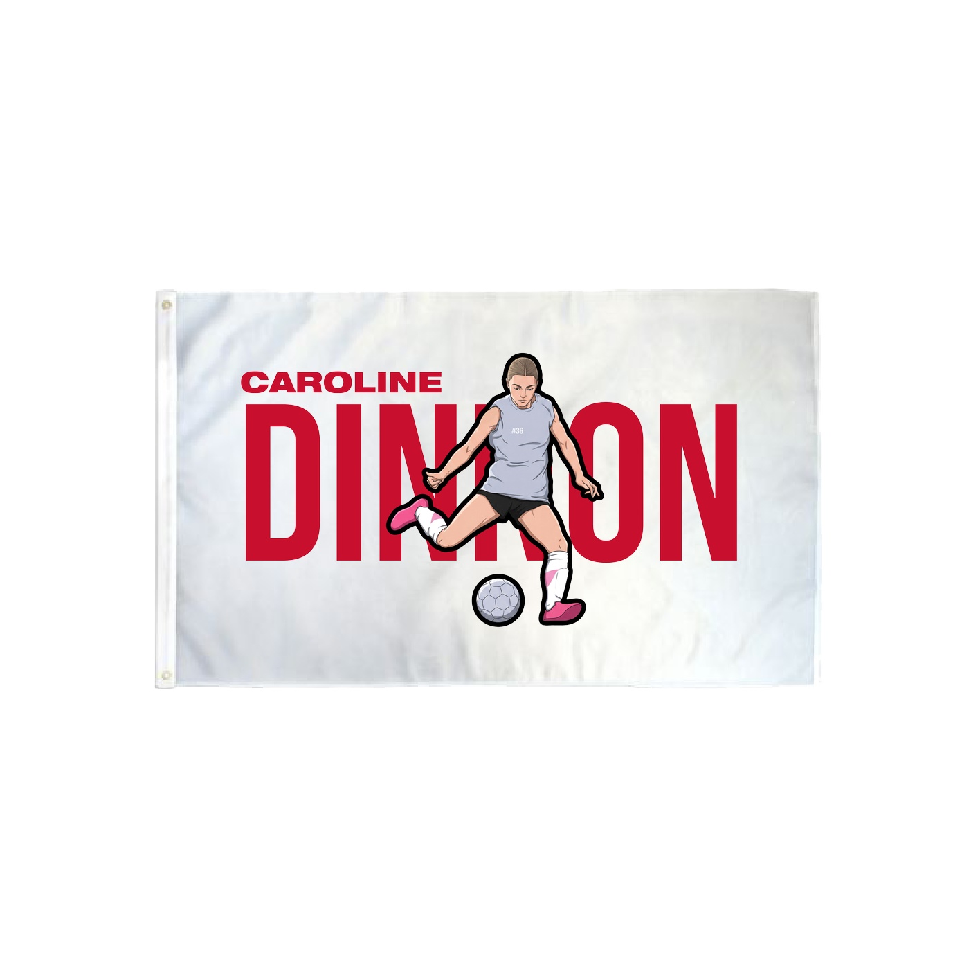 3x5 Flag — Player Name in Classic