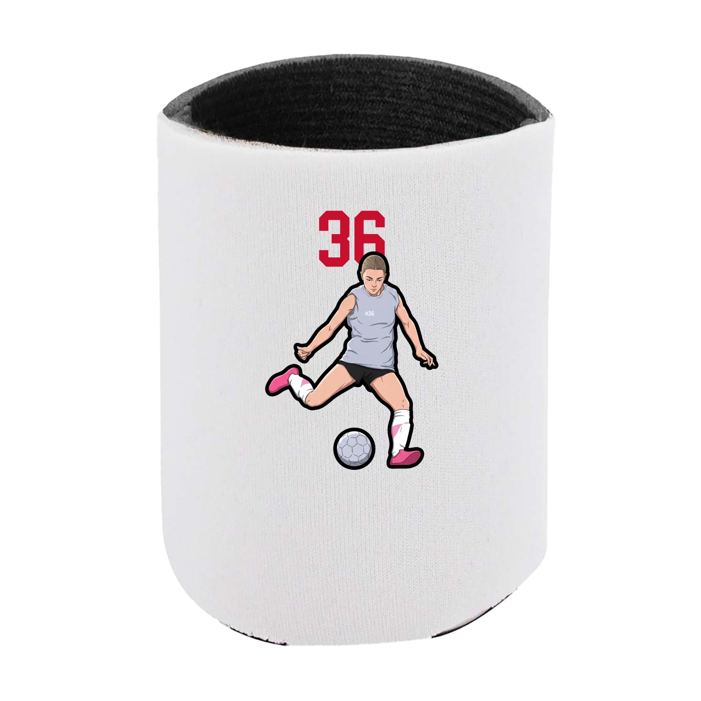 Can Holder — Number Top in White