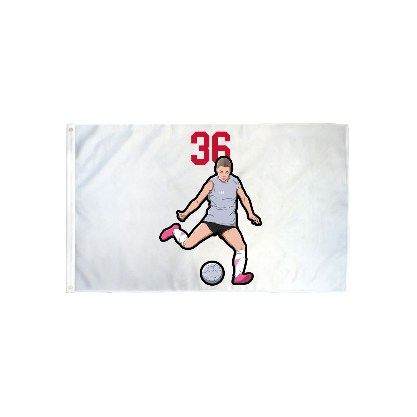 3x5 Flag — Number Top in Classic