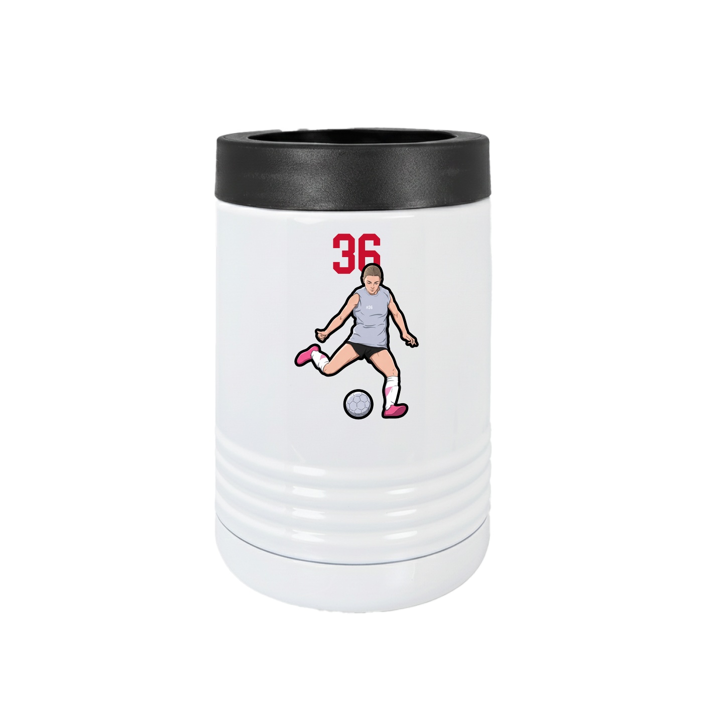 Beverage Holder — Number Top in White