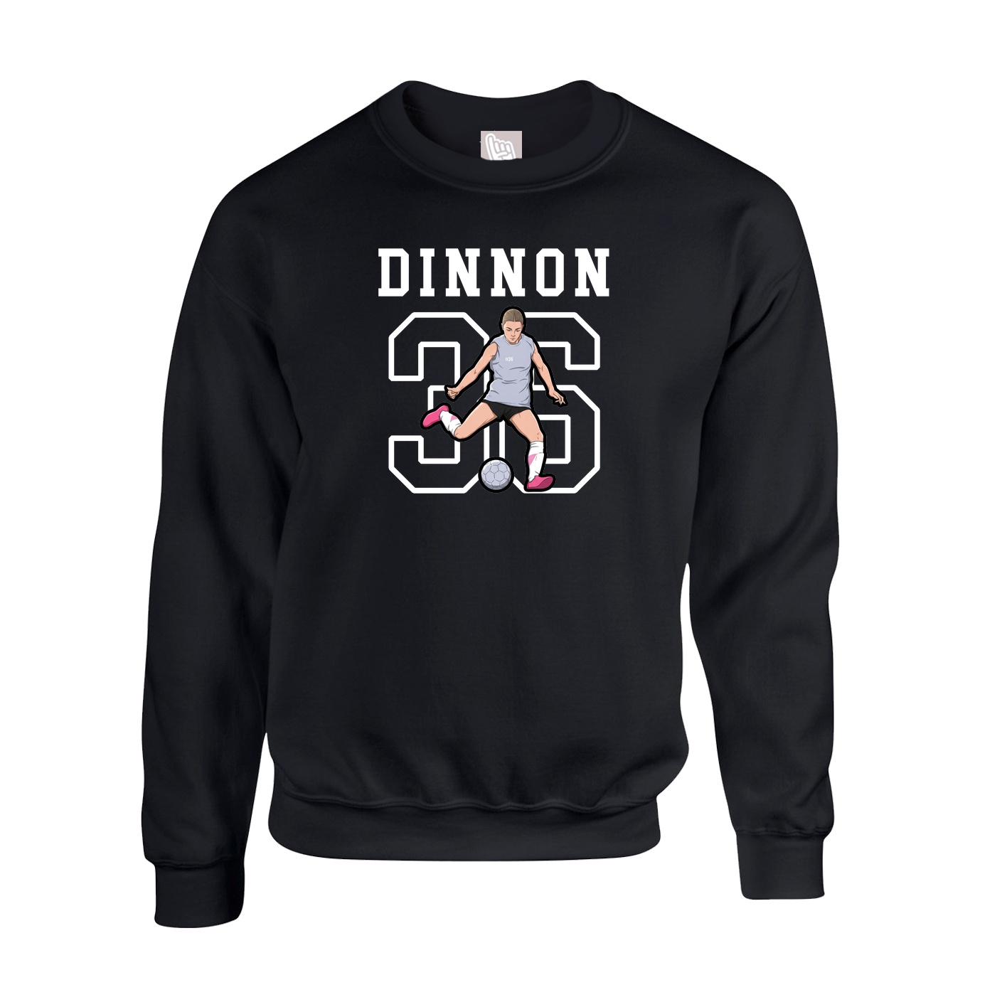 Fleece Crew — Shirsey in Black