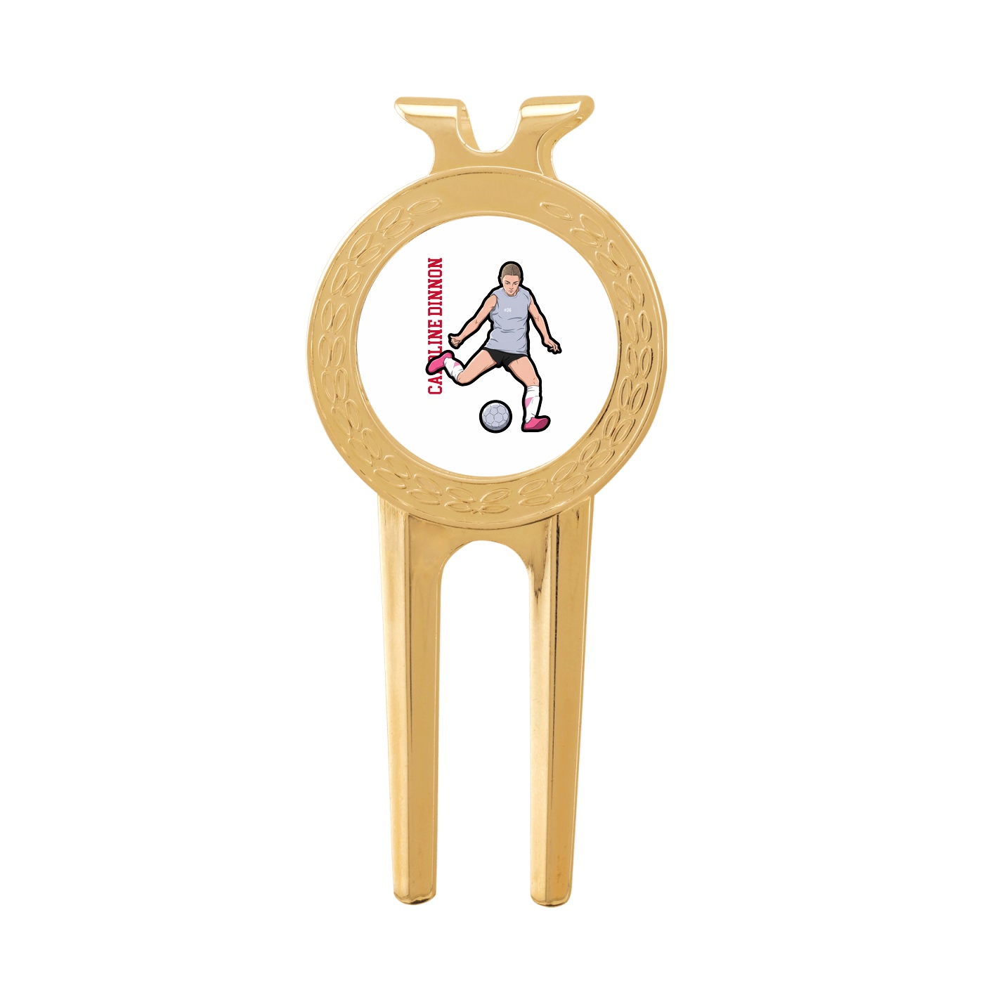 Divot Tool with Ball Marker — Name Vertical in Classic