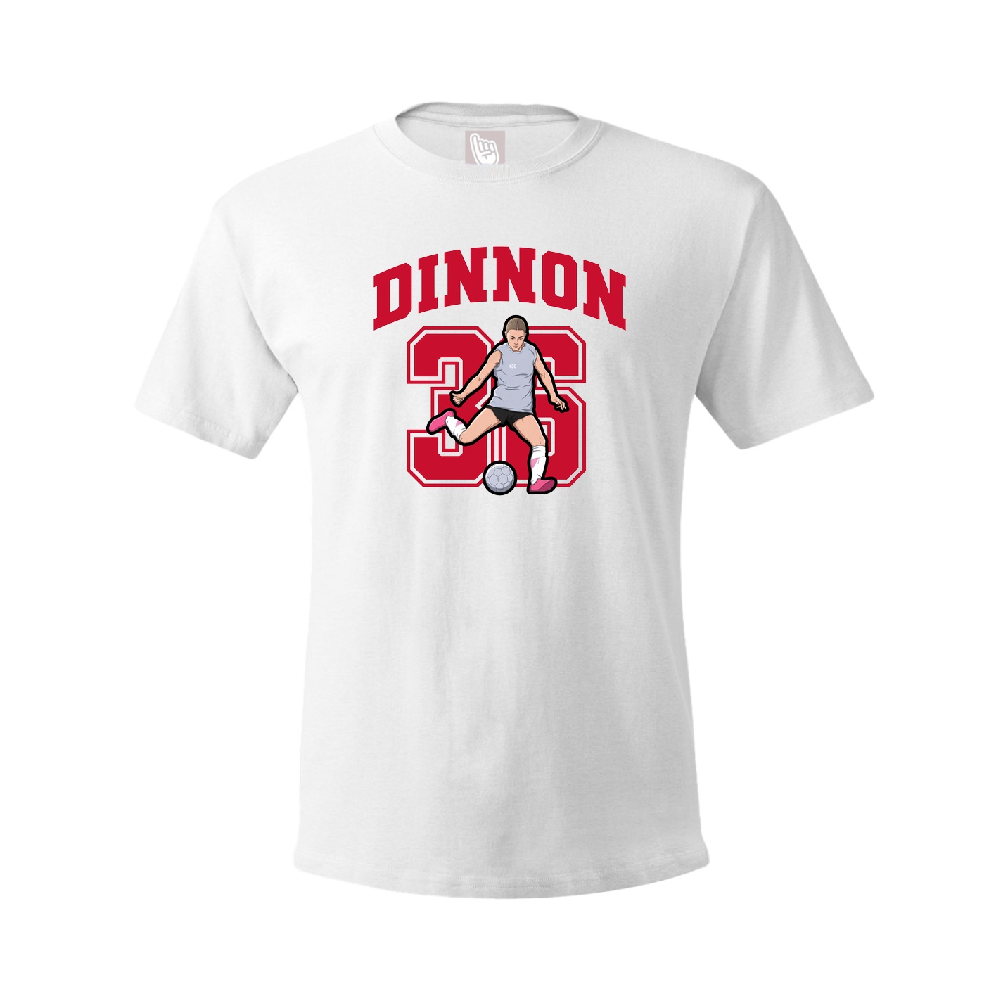 Tee — Number in White