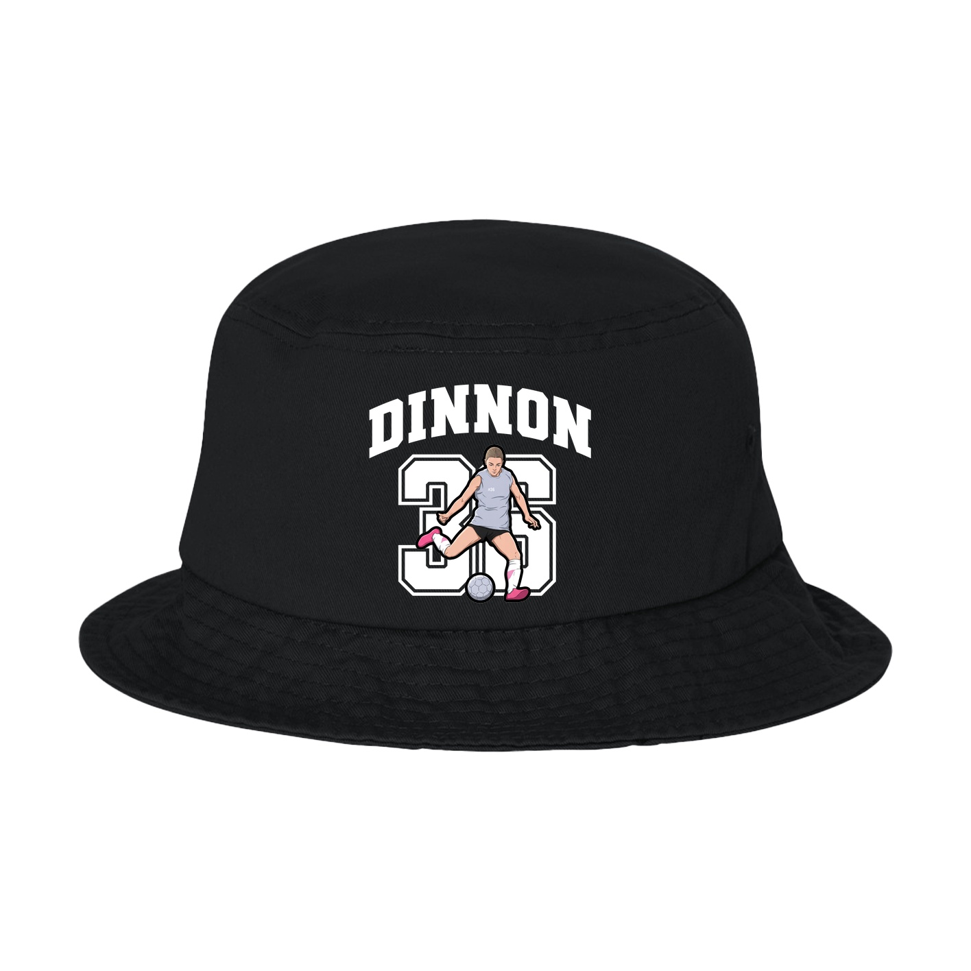Bucket Cap — Number in Black