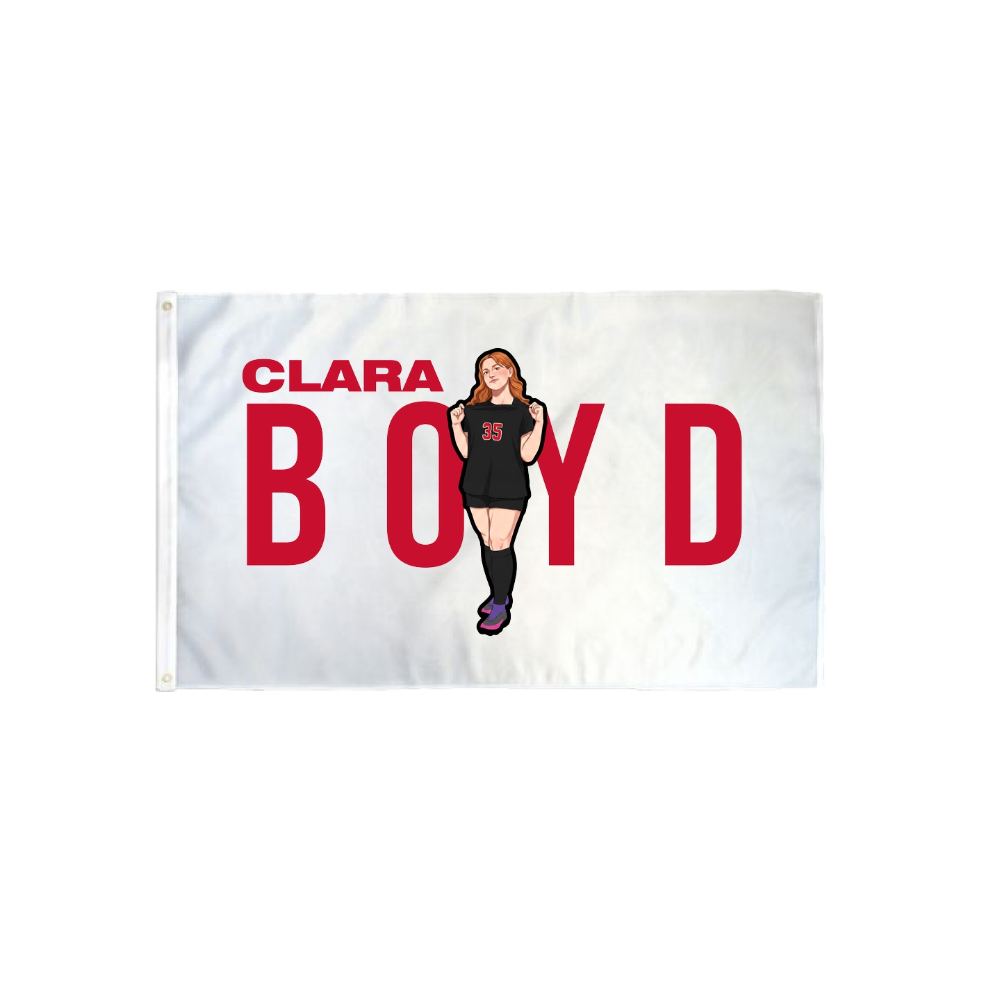 3x5 Flag — Player Name in Classic
