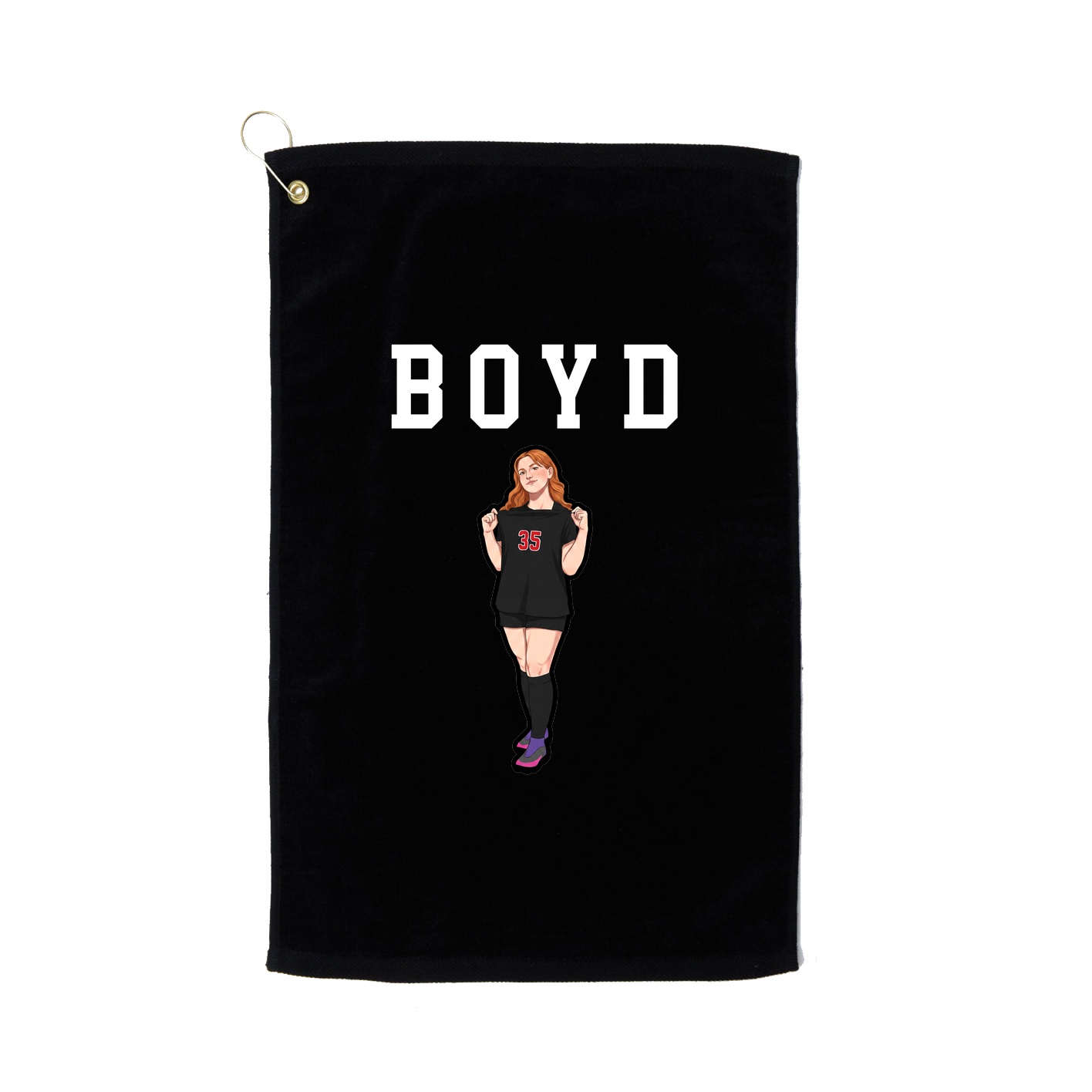 Golf Towel — Shirsey in Black