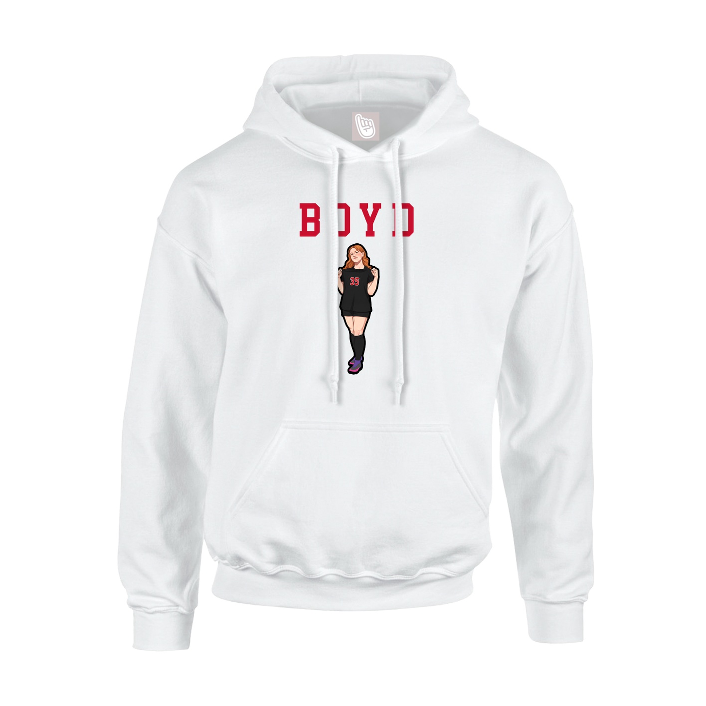 Youth Hoodie — Shirsey in White