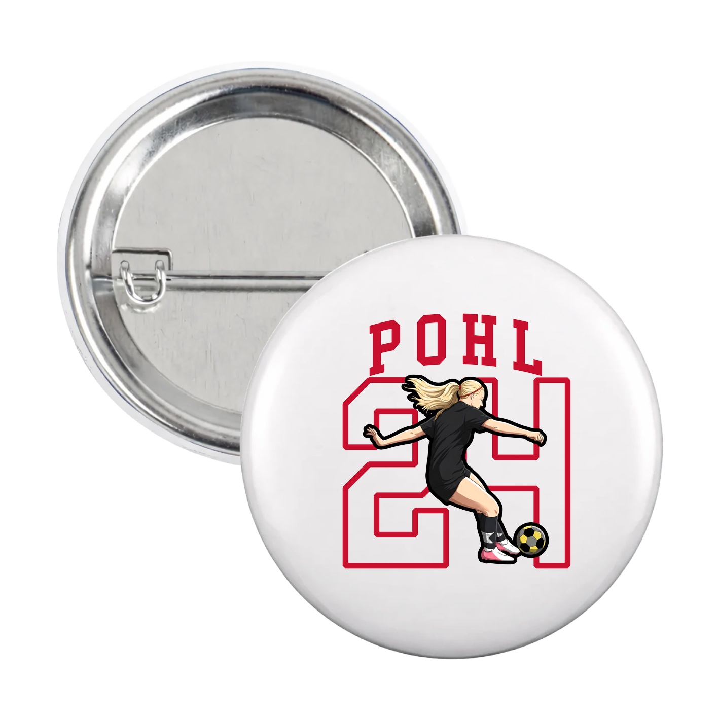 Game Day Button — Shirsey in White