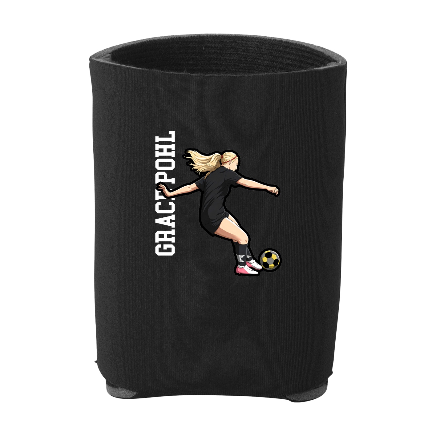 Can Holder — Name Vertical in Black
