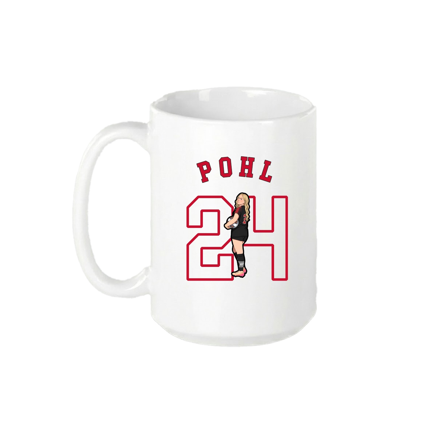 15oz Coffee Mug — Shirsey Arch in White