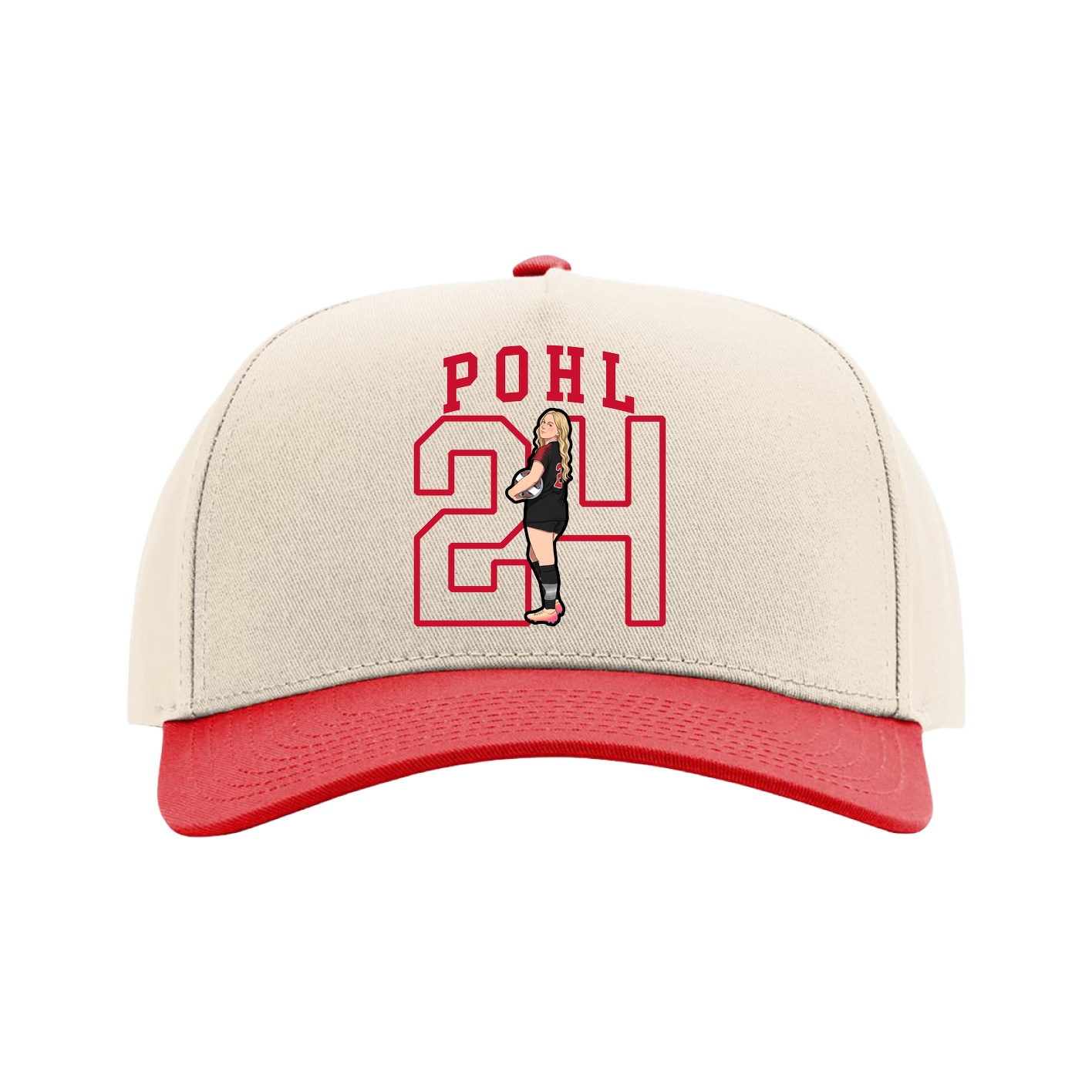 Full Fabric Five-Panel Champ Cap