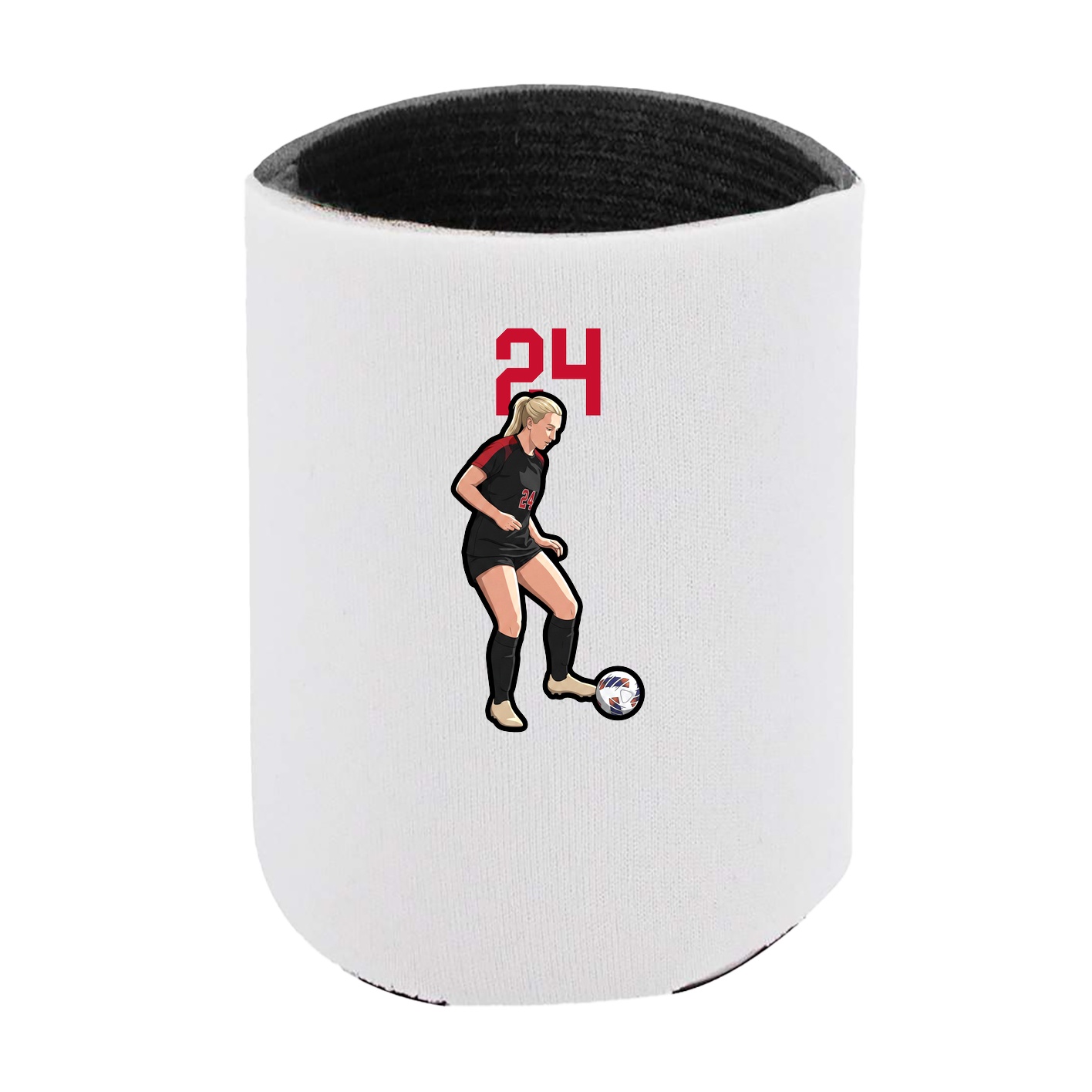 Can Holder — Number Top in White