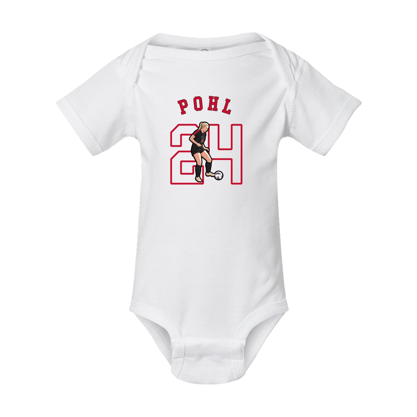 Baby Onesie — Shirsey Arch in White