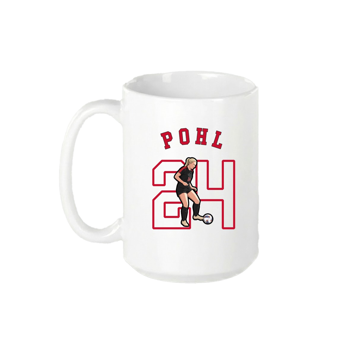 15oz Coffee Mug — Shirsey Arch in White