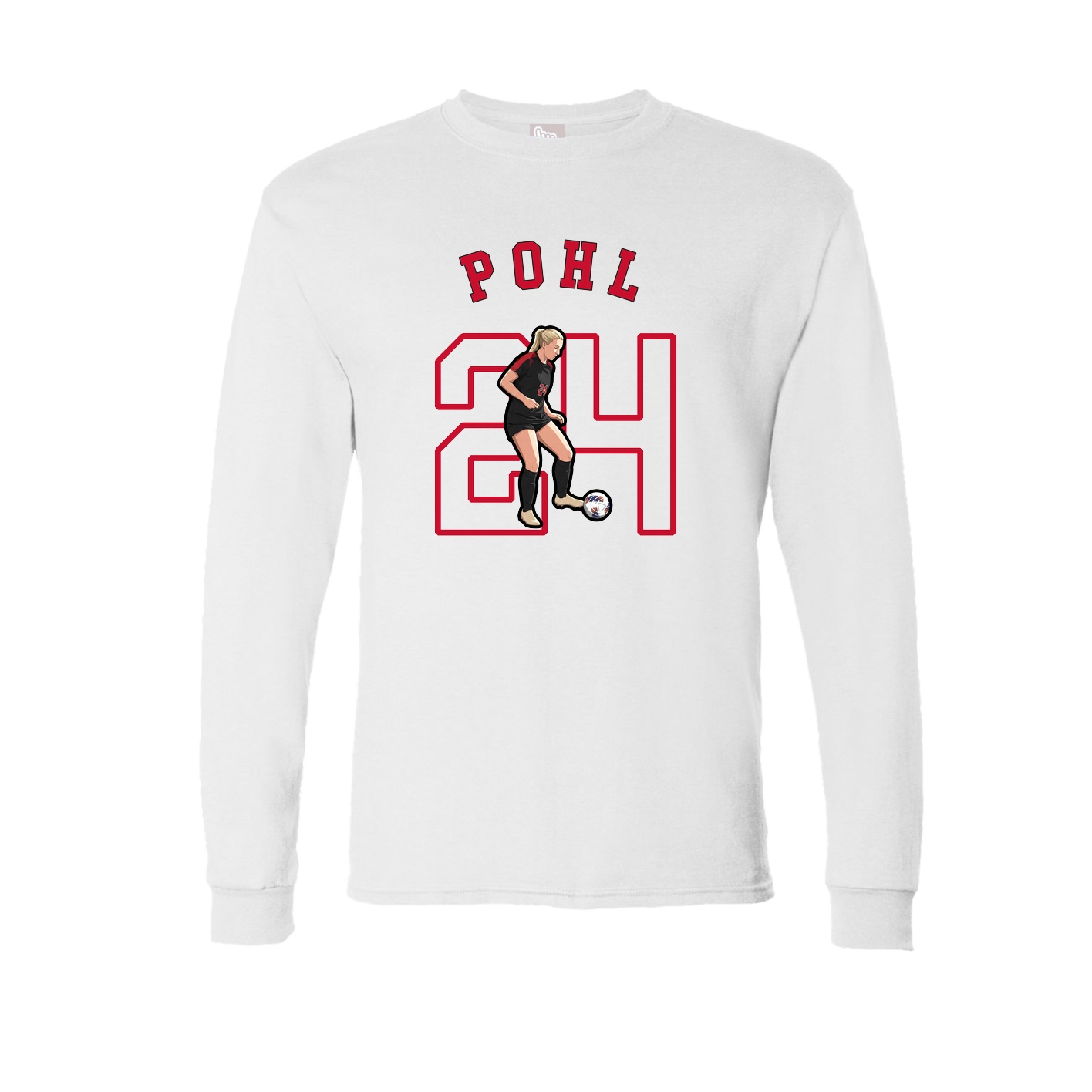 Long Sleeve Tee — Shirsey Arch in White