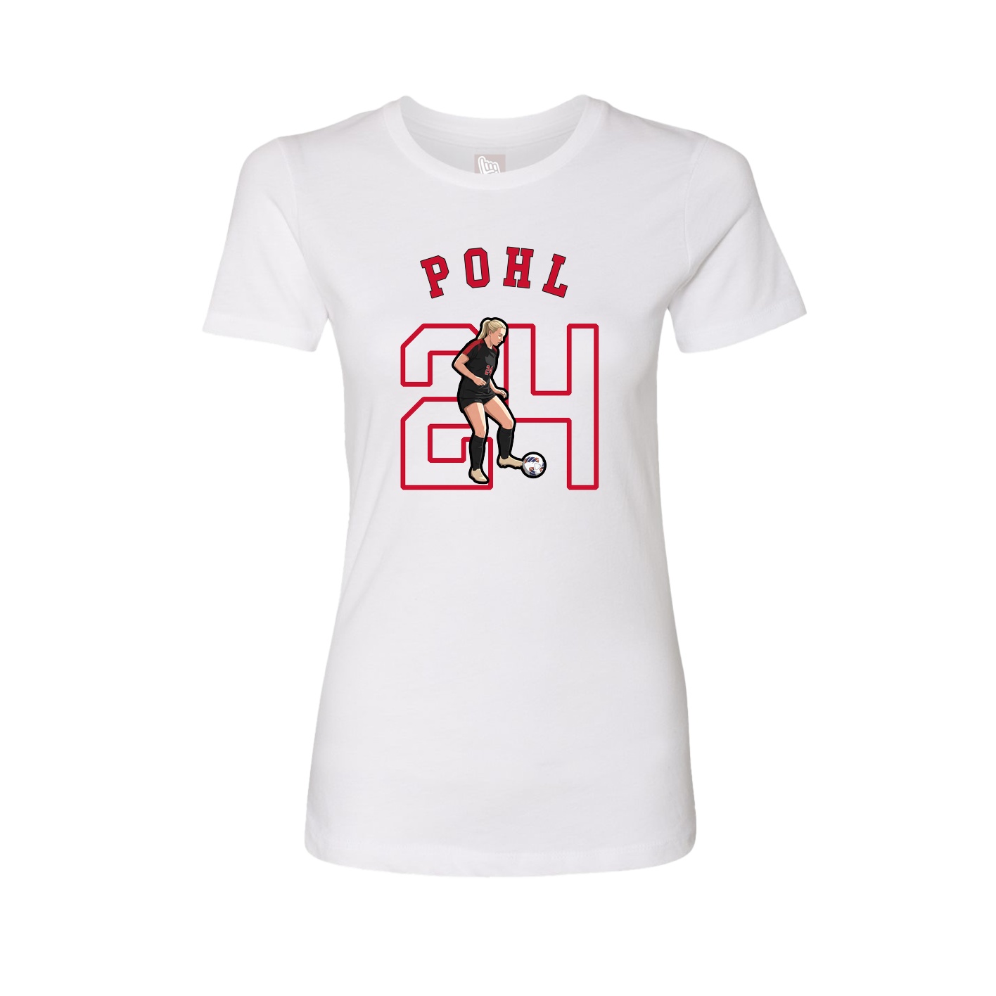 Womens Tee — Shirsey Arch in White